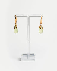 Orecchini pendenti goccia - Verde