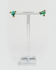 Orecchini pietra - azzurro