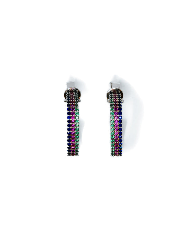 Orecchini cerchio - colorati