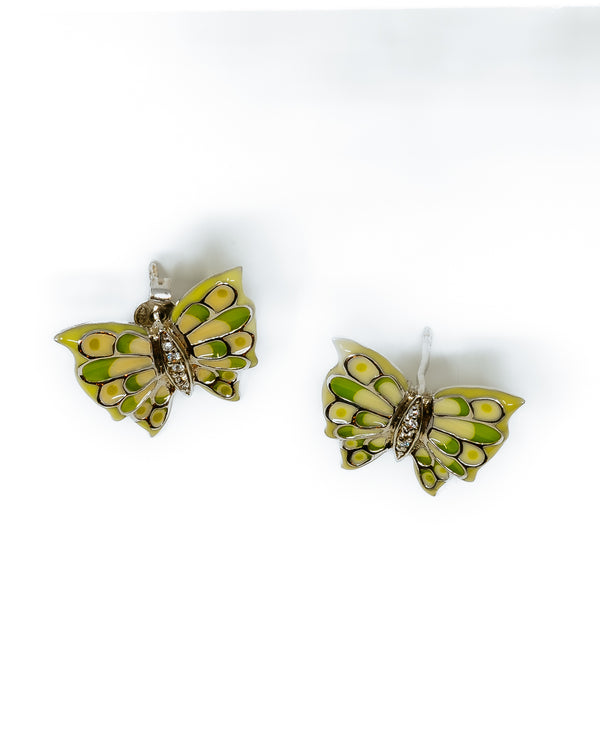 Orecchini farfalla - Verde
