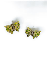 Orecchini farfalla - Verde