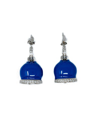 Orecchini campanella - Blu