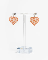 Orecchini cuore - Rose