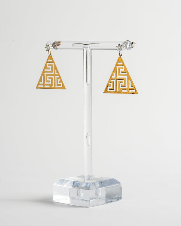 Orecchini a triangolo - Oro