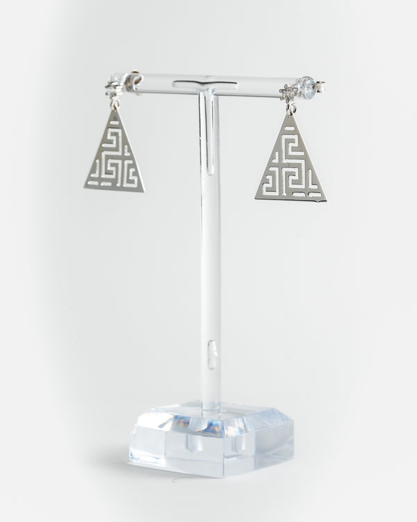 Orecchini a triangolo - Argento