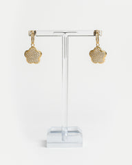 Orecchini a forma di fiore - Oro