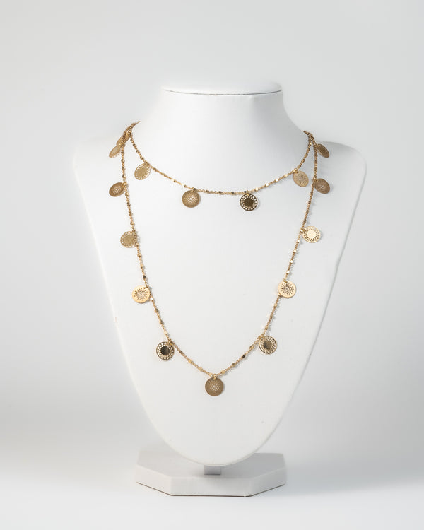 Collana con ciondoli - Oro