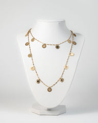 Collana con ciondoli lunga - Oro