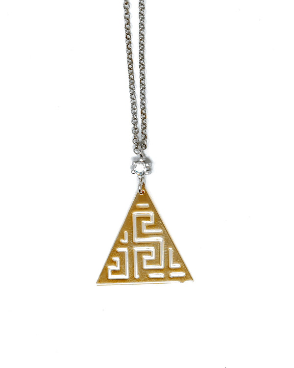 Collana a forma di triangolo - Oro