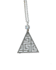 Collana a forma di triangolo - Argento