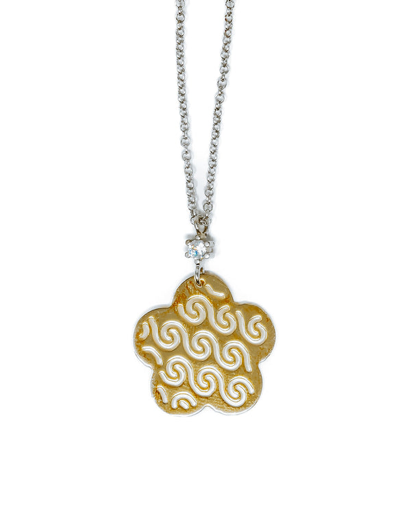 Collana a forma di fiore - Oro